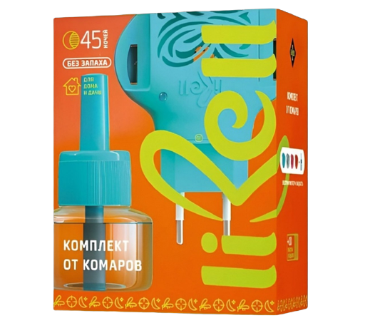 Комплект от комаров (жидкость + фумигатор)